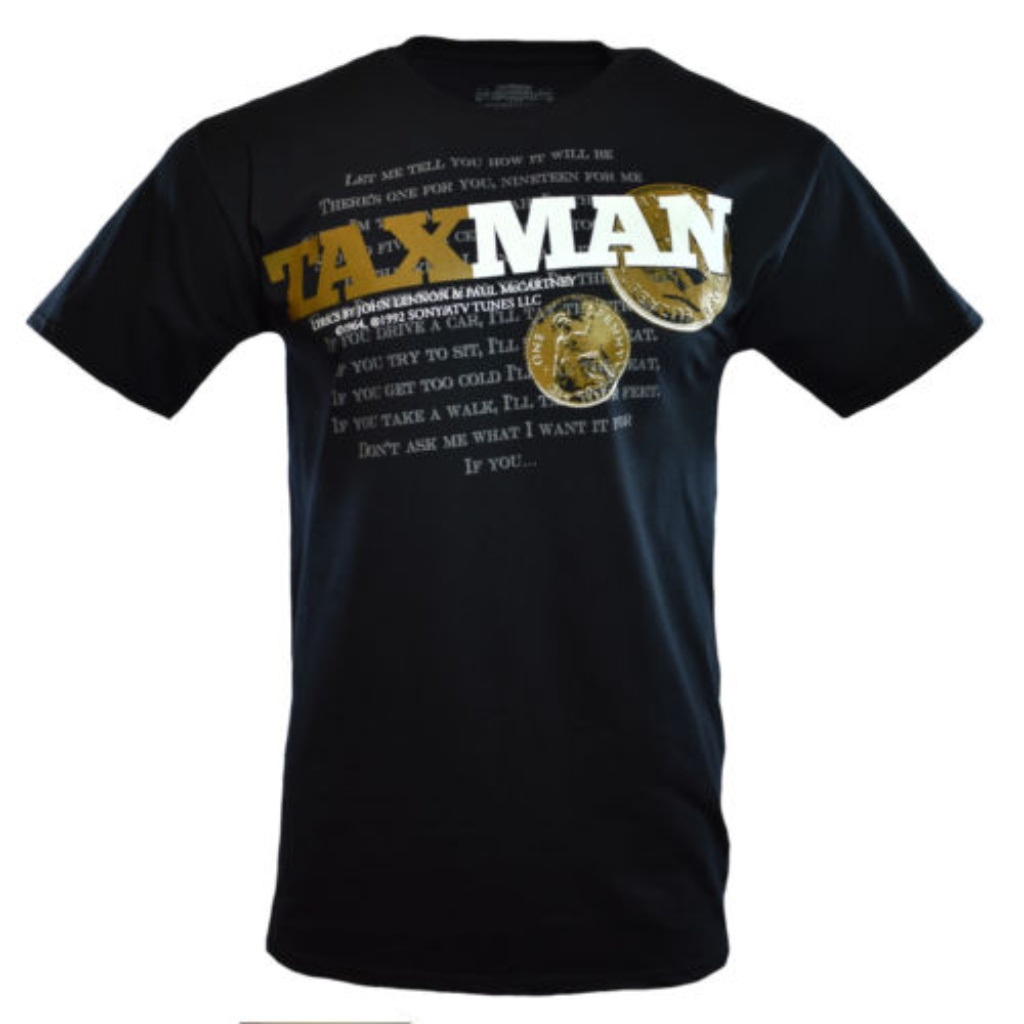 The Beatles Taxman Rock Music Concert Tee The Beatles Taxman Rock Music Concert Tee